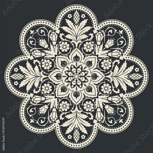 Decorative elements. Vector illustration.