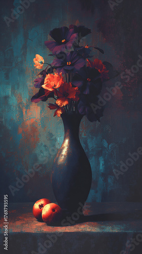 The Stillness of Withered Grace. Generative AI
