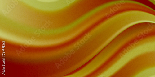 Gradient background with smooth lines, noise, and a flowing texture. Smooth golden orange satin fabric with folds and gentle waves.