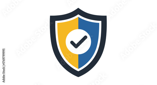 Flat protection line icon set featuring shield, lock, antivirus, safety, helmet, password, and security elements. Ordered line icon set on white background, symbolizing data security, privacy, and