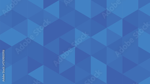 Vibrant Blue Monochromatic Geometric Triangular Pattern Background Wallpaper For Corporate Website Design