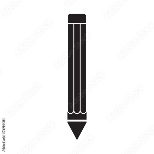 Pencil icon vector illustration.