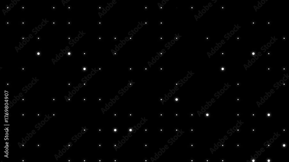 3d rendered halftone dots texture animated abstract background, dotted grid flickering animation for retro vintage effect