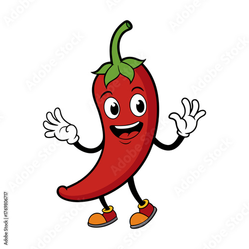 chili pepper breathing fire