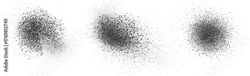 Spray paint splatter with black grain dust and mud noise effect.