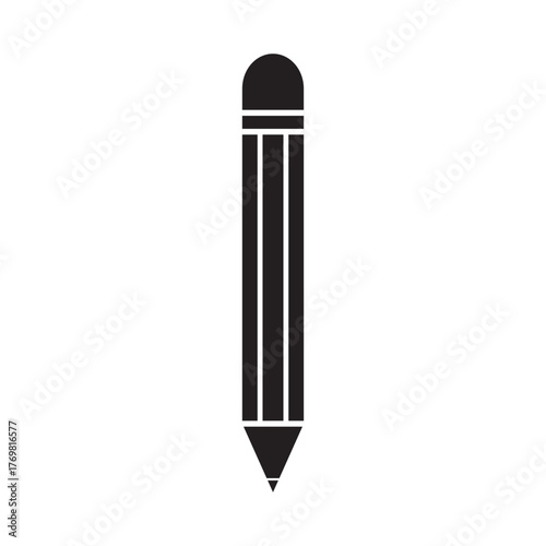 Pencil icon vector illustration.