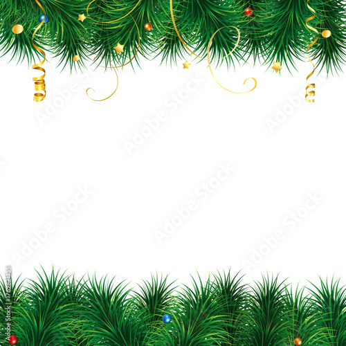 Christmas and New Year Frame