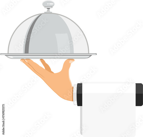 Hand with Tray