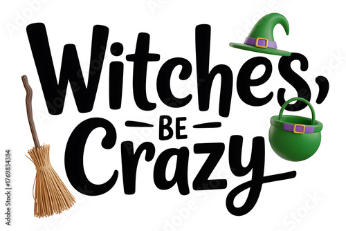 Festive Halloween lettering spells 