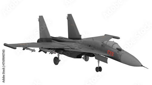 фотографія 3d rendering J-15 fighter jet