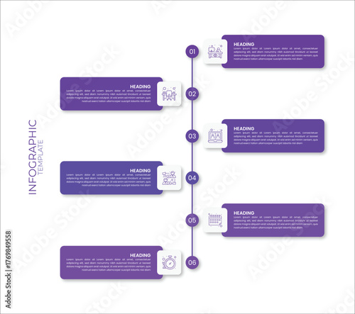 4 step green infographic template with rectangular boxes and icons. Ideal for business presentation, workflow diagram, report, and data visualization