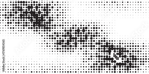 PrintBasic halftone dots effect in black and white color. Halftone effect. Dot halftone. Black white halftone. dots background