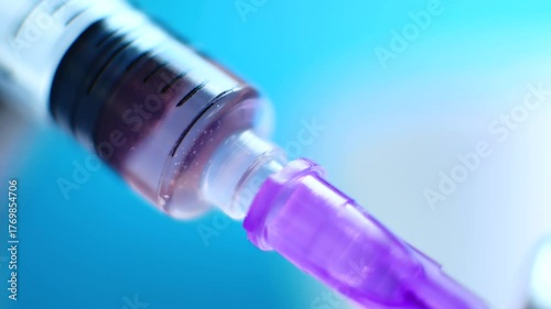 Medicine is injected from syringe into body. Vital in hospital settings for pain relief, disease control, life saving interventions. Used in pediatric care, oncology, specialized medical procedures