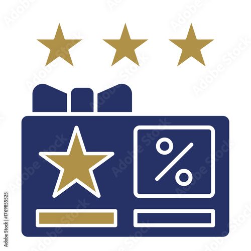 Gift Card  Icon Element For Design