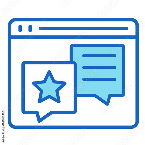 Web Feedback  Icon Element For Design	