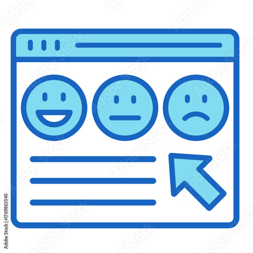 Emoji Survey  Icon Element For Design	
