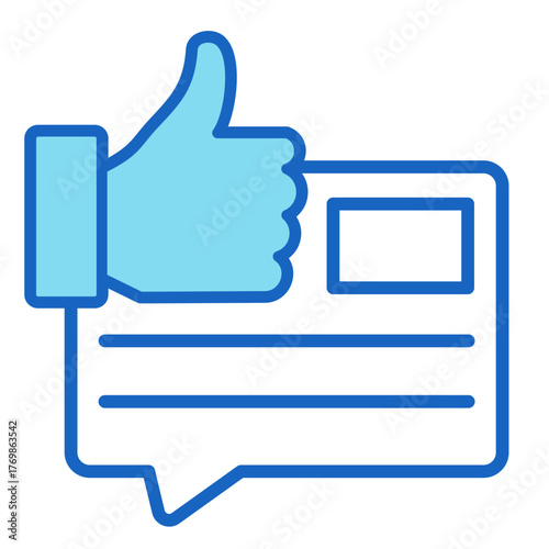 Like Feedback  Icon Element For Design	