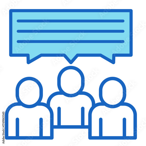 Group Feedback  Icon Element For Design	