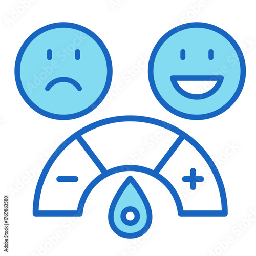 Satisfaction Meter  Icon Element For Design	
