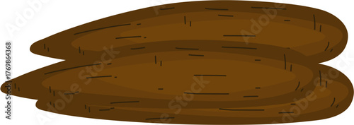 Cassava Root Plant Illustration