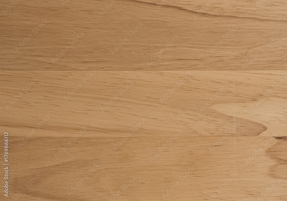 Naklejka premium Detailed view of natural light brown plywood texture. Abstract wood grain surface provides a useful background for design ,timber ,veneer ,construction