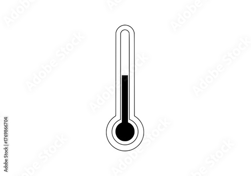 Thermometer icon indicating a high temperature or a successful completion of a task