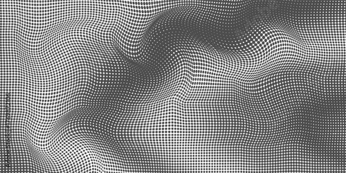 high quality vector halftone dot pattern radiant burst in black and white, ideal for marketing banners and product backgrounds.eps 10