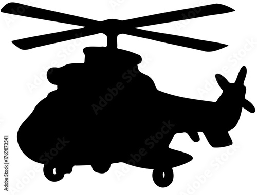 helicopter vector illustration