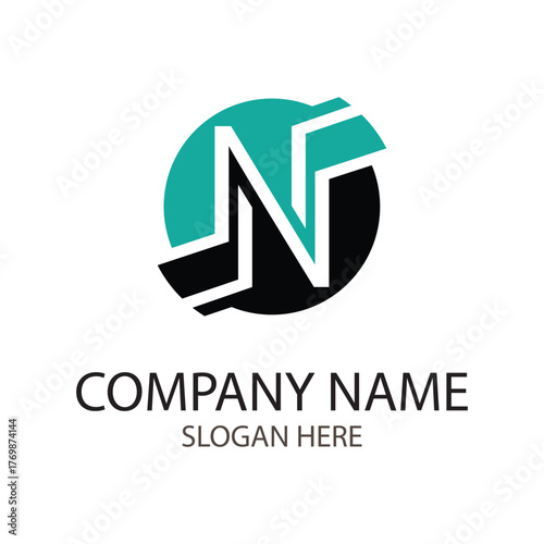 NN letter logo design, suitable for company name	
