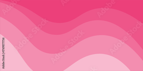 Overlapping pink business wave banner. flat pink gradient. wavy background. vector Eps 10