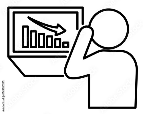 	業績悪化や成績ダウン等に頭を抱える人