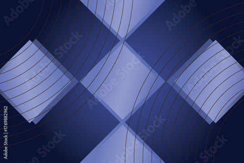 Stylish blue background for presentation, printing, business cards, banner