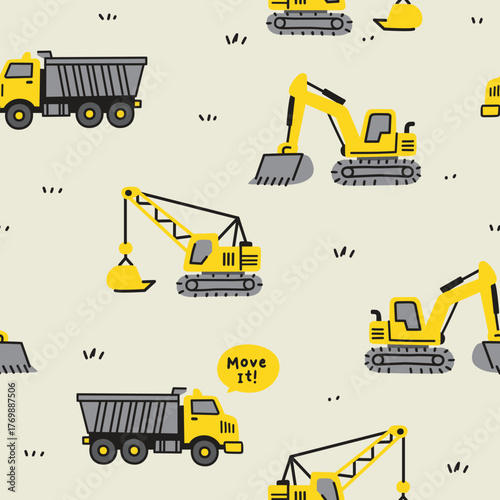 Nursery Construction Theme Design 