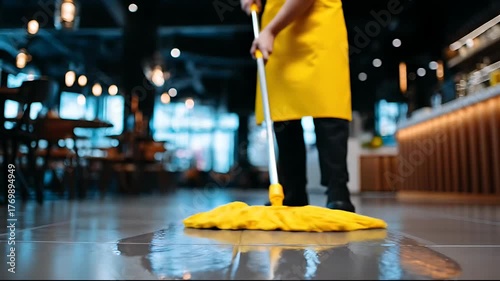 Restaurant Cleaning - A Mops Perspective on Floor Care.