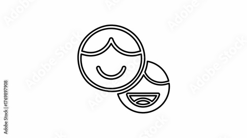 The emotion icon is displayed on a white background.