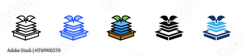 Eco Friendly Materials Icon Collection With Multiple Styles