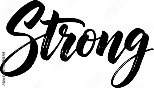 Strong modern typography