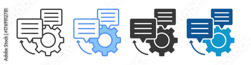 Feedback Icon Set Multiple Style Collection