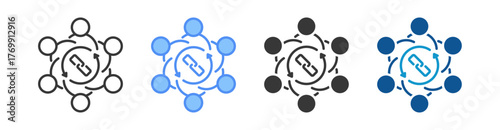 Inclusion Icon Set Multiple Style Collection