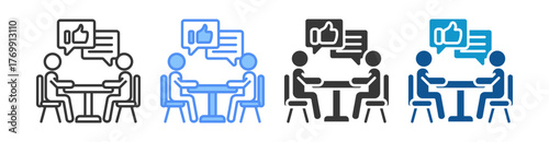 Feedback Icon Set Multiple Style Collection