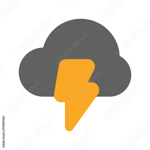 storm flat icon