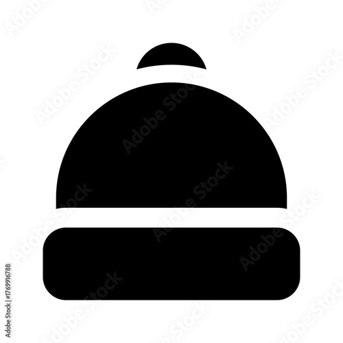 beanie glyph icon