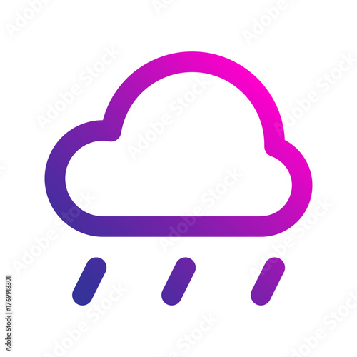 rain gradient icon