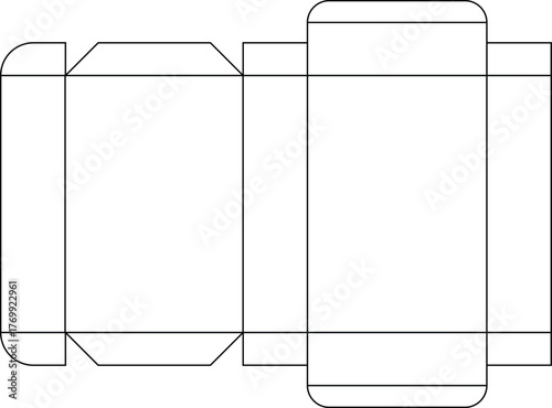 Editable Dieline Template vecto art