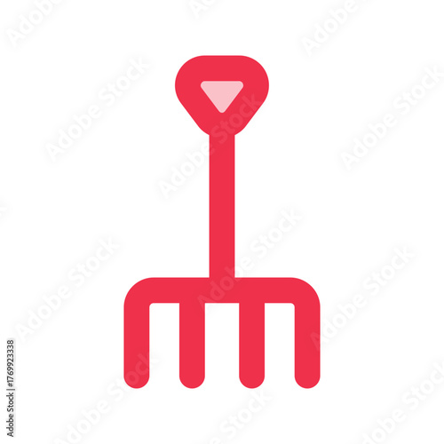 pitchfork outline fill icon