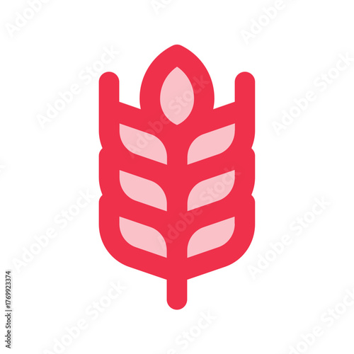 wheat outline fill icon