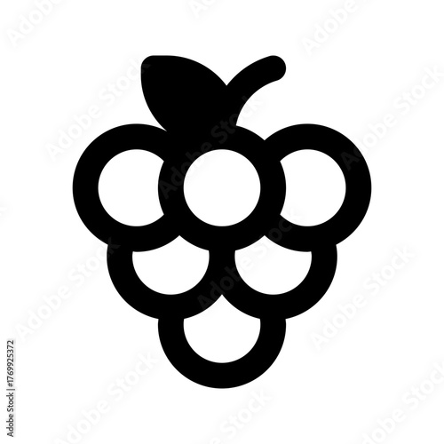 grape line icon