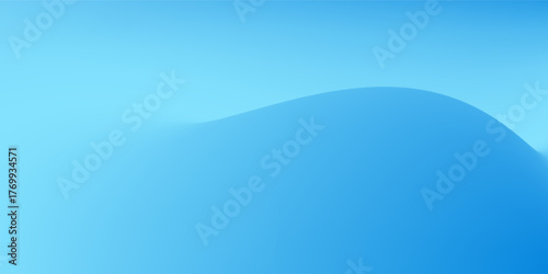Abstract blue gradient background with shining lines waves. Minimalist simple abstract modern design
