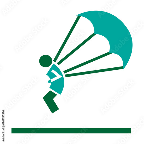 Parachuting Icon