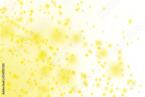 abstract background with yellow stars with glue effect.